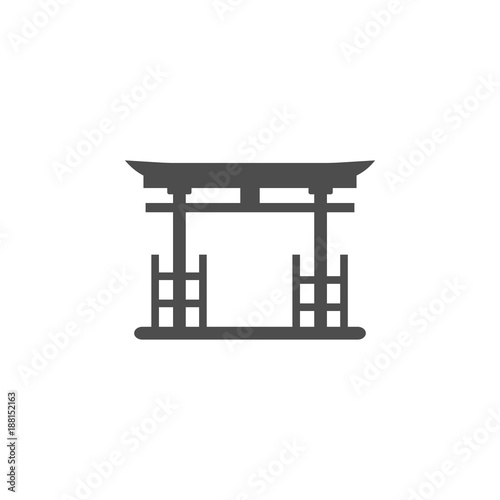 Chinese Gate icon. Elements of Chinese culture icon. Premium quality graphic design icon. Baby Signs, outline symbols collection icon for websites, web design, mobile app