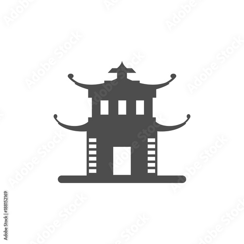 Tower icon. Elements of Chinese culture icon. Premium quality graphic design icon. Baby Signs, outline symbols collection icon for websites, web design, mobile app