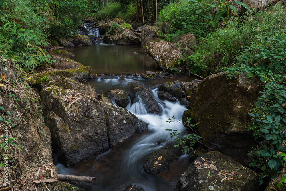 Natural watercourse in Mae Hong Sorn, Thailand