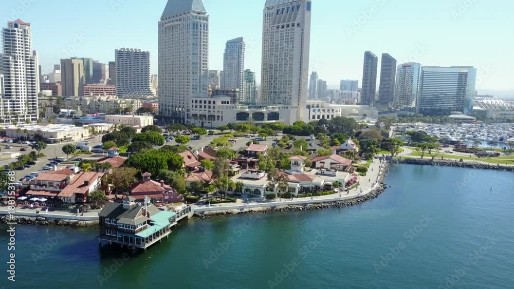 San Diego Downtown - Drone Video Aerial Video of San Diego Downtown.