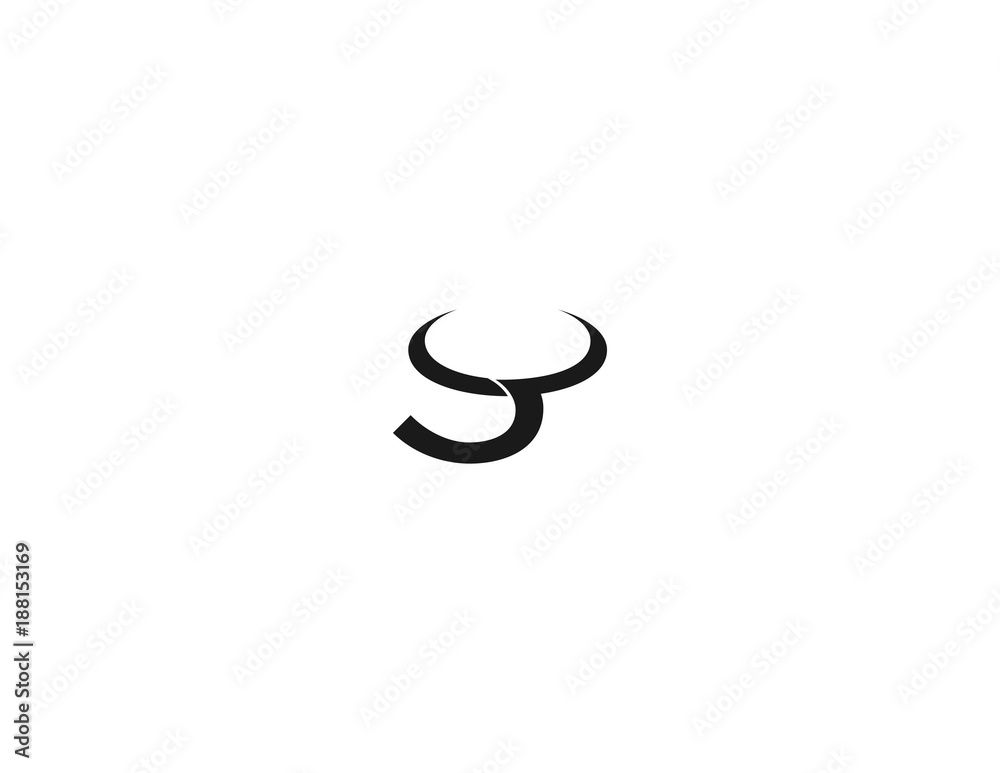 Letter T Horn Bull Creative Business Logo Letter T Horn Bull Creative Business Logo