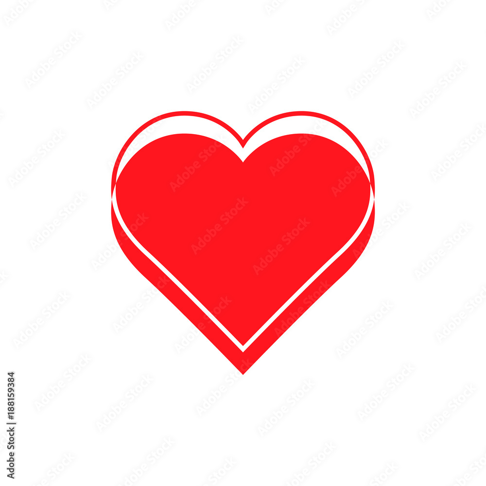 Heart vector icon, Love symbol. Valentine's Day sign, emblem isolated on white background, Flat style for graphic and web design, logo. Heart vector icon, Love symbol. Valentine's Day sign, emblem isolated on white background, Flat style for graphic and web design, logo.