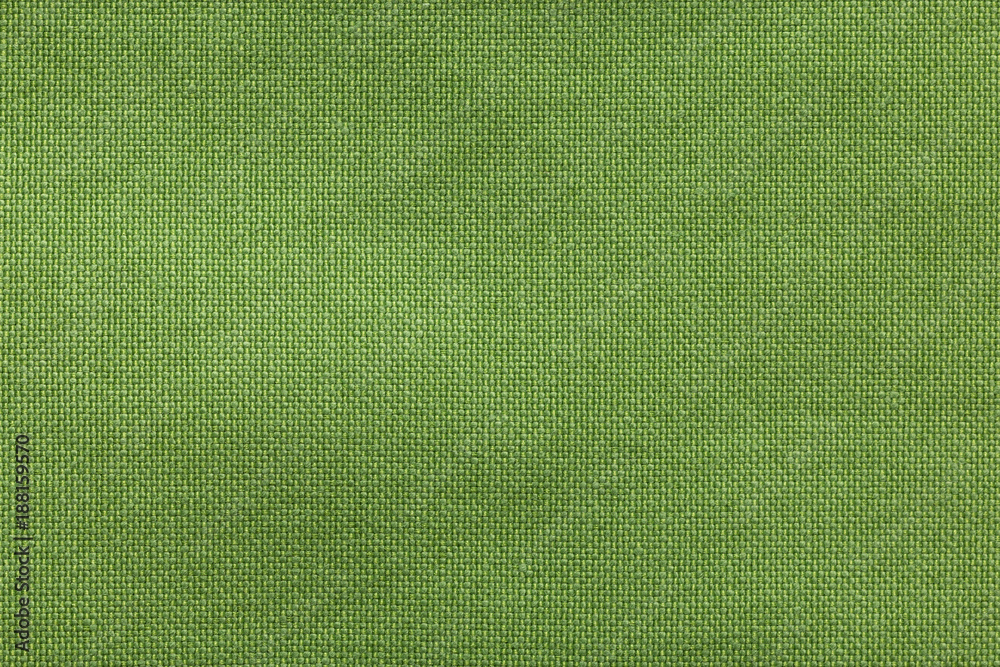 textured background rough fabric of green olive color - obrazy, fototapety, plakaty 