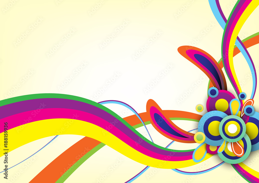 Abstract colorful festival background, Creative Design Templates Stock  Photo | Adobe Stock