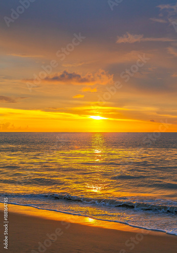 Colorful sunset over the sea. © Sergey Belov