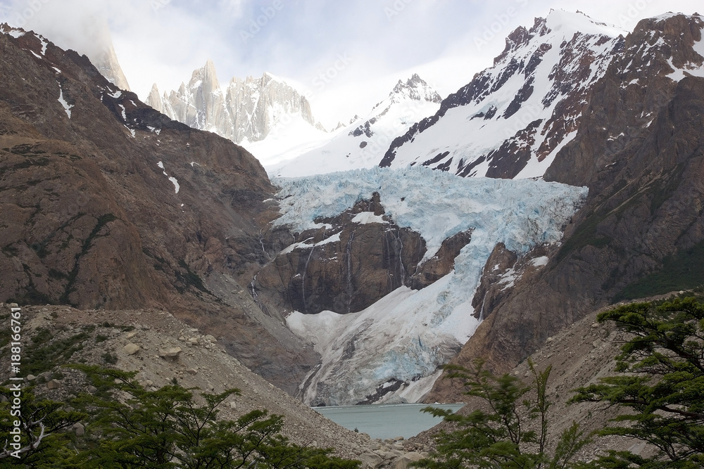 Mount Poicenot at the Los Glaciares National Park, Argentina