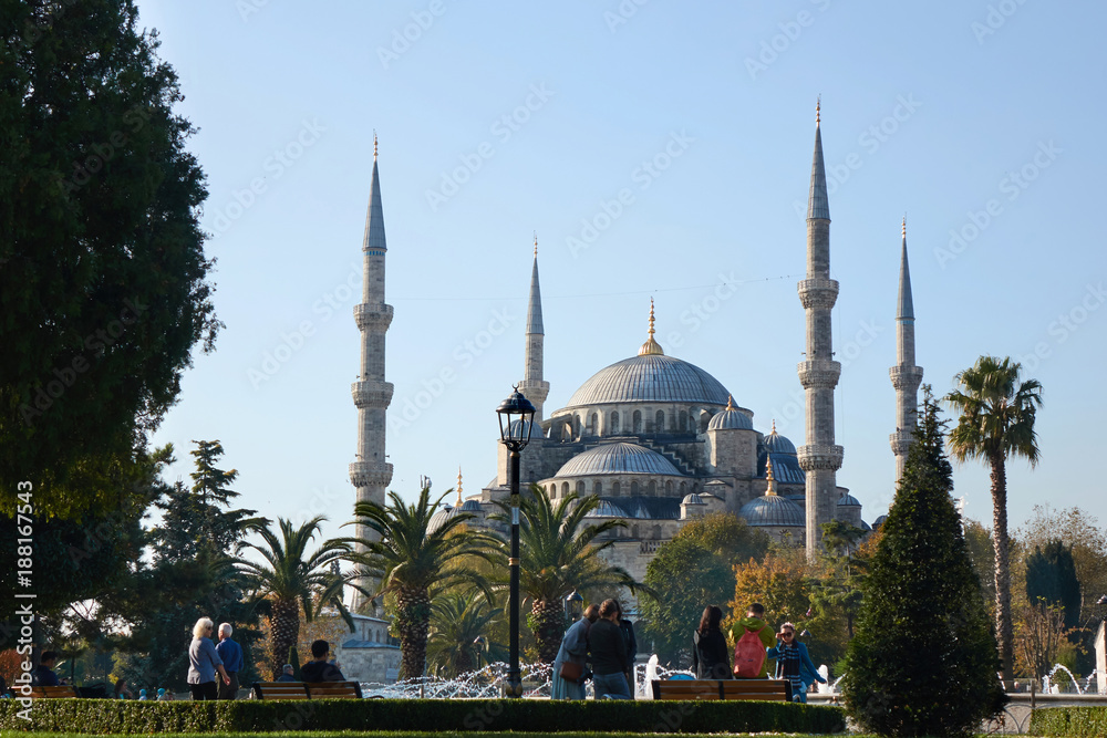 Fototapeta premium beautiful view of the Blue Mosque