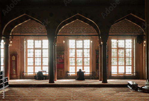 male Muslim praying in the mosque