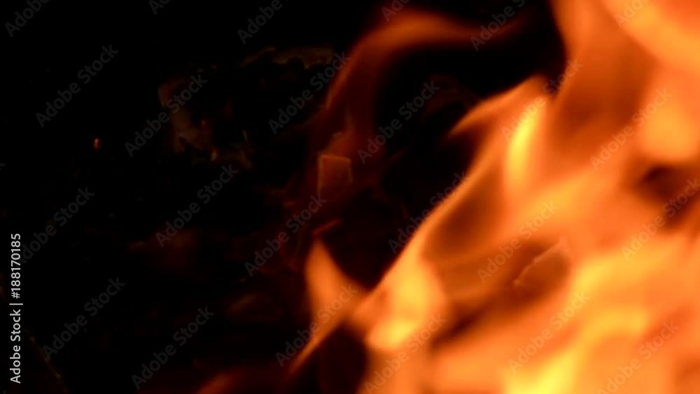 Paper Burning - Bright flame Paper Burning - Bright flame