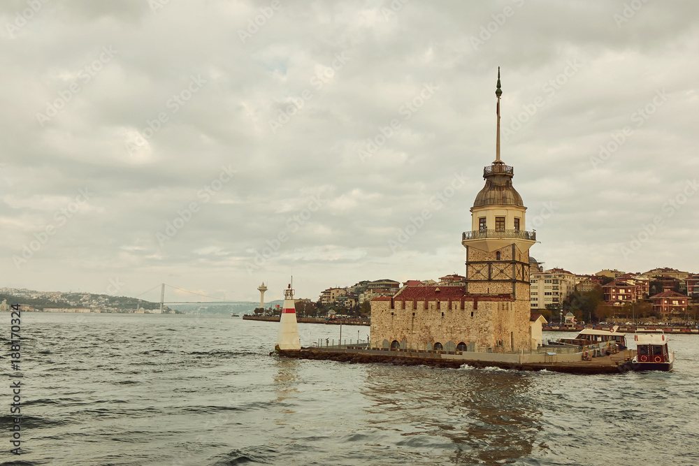 Maiden's Tower in Istanbul, Turkey