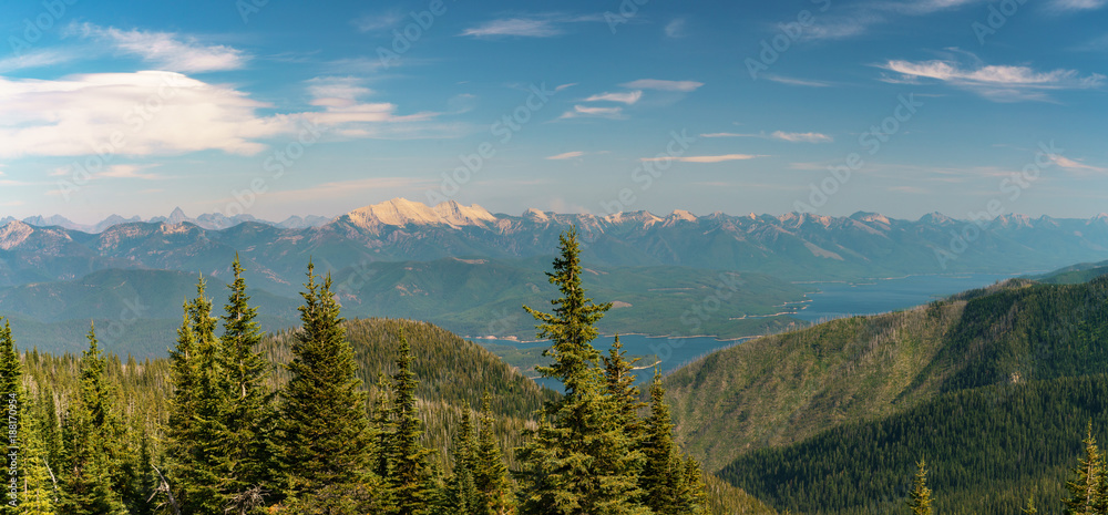 Obraz premium Summer on Columbia Mountain
