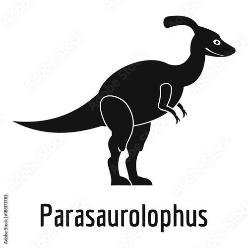 Parasaurolophus icon. Simple illustration of parasaurolophus vector icon for web.