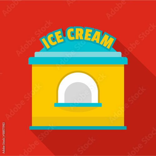 Ice creme trade icon. Flat illustration of ice creme trade vector icon for web.