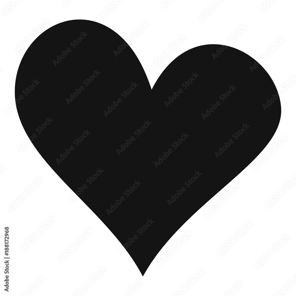 Evil heart icon. Simple illustration of evil heart vector icon for web. Evil heart icon. Simple illustration of evil heart vector icon for web.