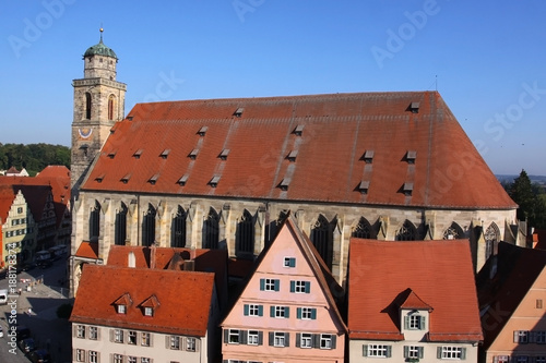 Dinkelsbühl, Bayern, St. Georg, Münster und Turm, Deutschland