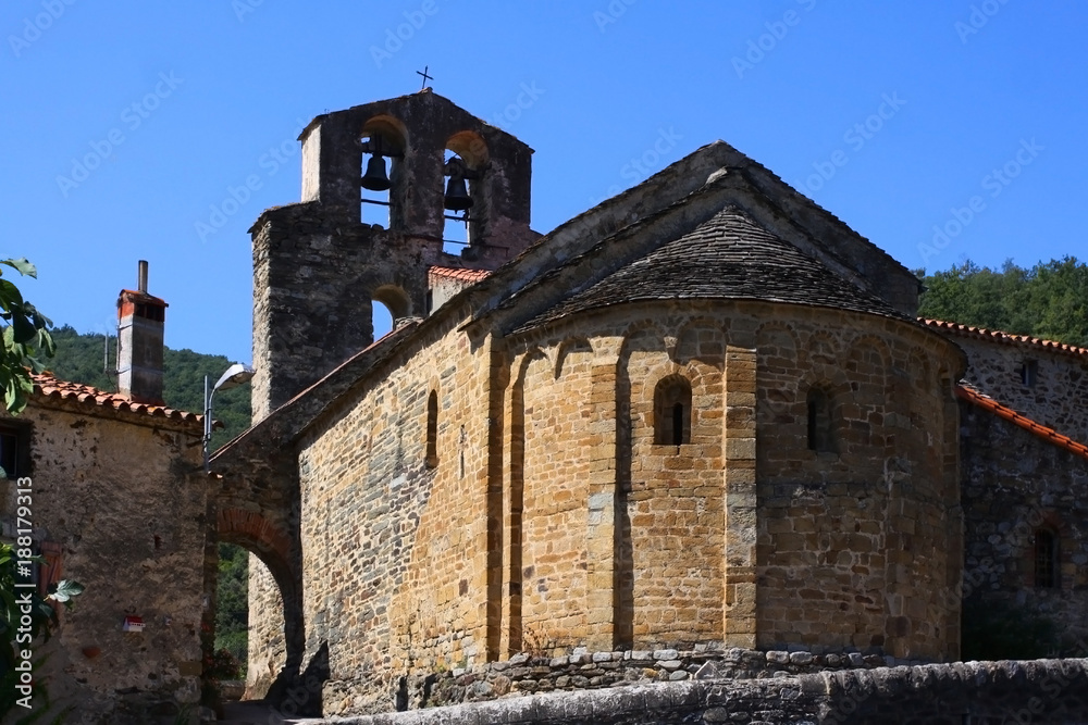 Frankreich, Languedoc-Roussillon, Lo Sarrat, Kirche