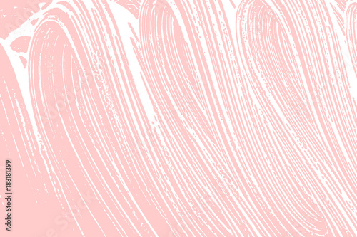 Natural soap texture. Actual millenial pink foam trace background. Artistic worthy soap suds. Cleanliness, cleanness, purity concept. Vector illustration.
