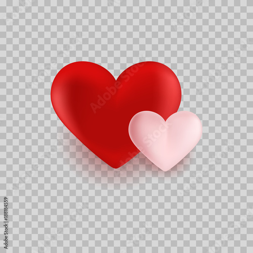 Red heartisolated. Valentine s day background with red heart icon. Vector