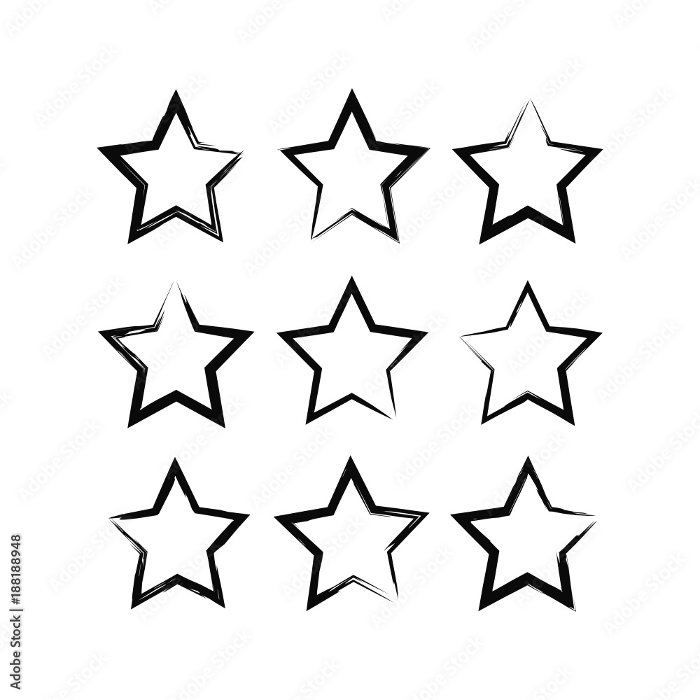 Vector pattern with stars Vector pattern with stars
