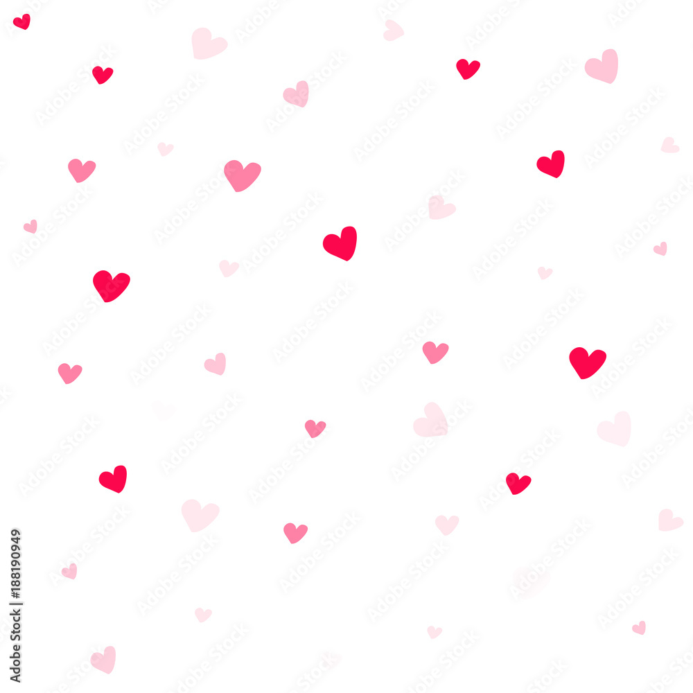 valentine background abstract. hearts wallpaper. heart on white background.  valentine day background. Stock Vector | Adobe Stock