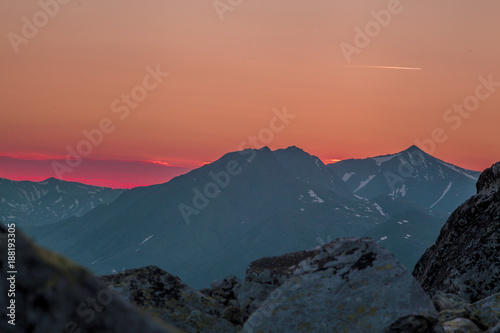 The Urals landscape. The Ural Mountains. Russia landscape.