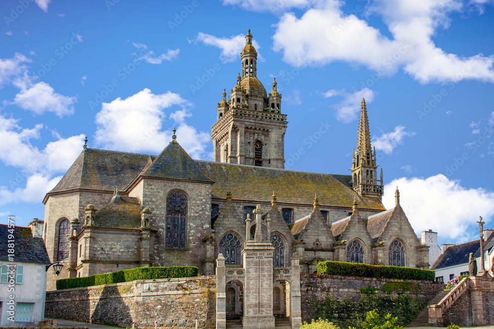 Saint Thégonnec. L'église de l'enclos paroissial. Finistère. Bretagne 