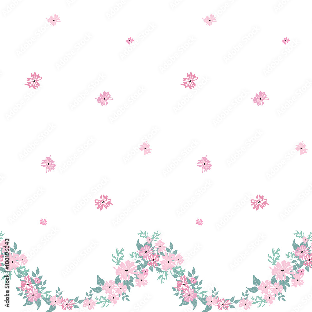 Fashionable pattern in small flowers. Floral seamless background for textiles, fabrics, covers, wallpapers, print, gift wrapping and scrapbooking. Raster copy. Fashionable pattern in small flowers. Floral seamless background for textiles, fabrics, covers, wallpapers, print, gift wrapping and scrapbooking. Raster copy.