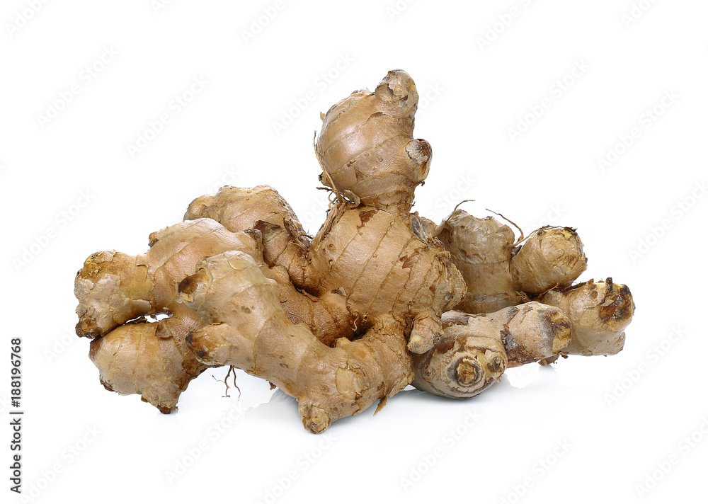 fresh ginger isolated on white background fresh ginger isolated on white background