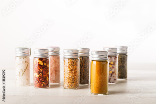 Spices Set in Mini Bottles