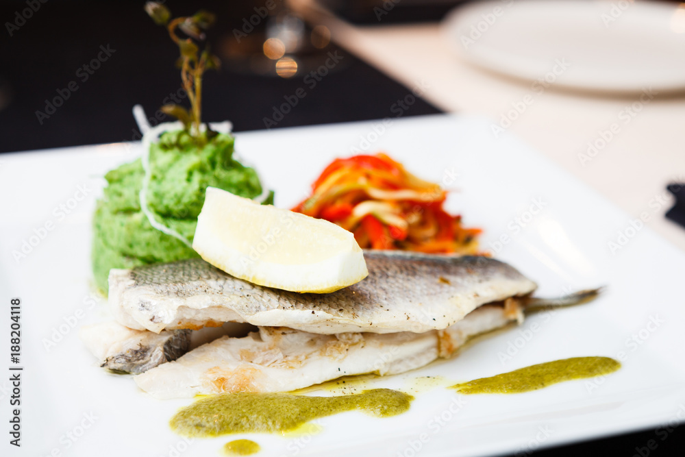 Dorada in herbs sauce Dorada in herbs sauce