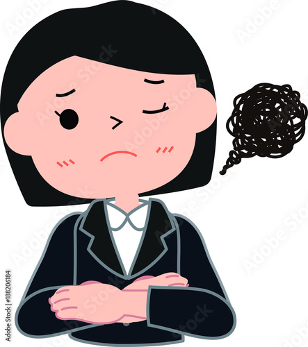 job hunting girls student 11dissatisfaction.eps