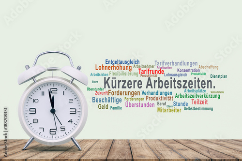 Kürzere Arbeitszeiten.  photo