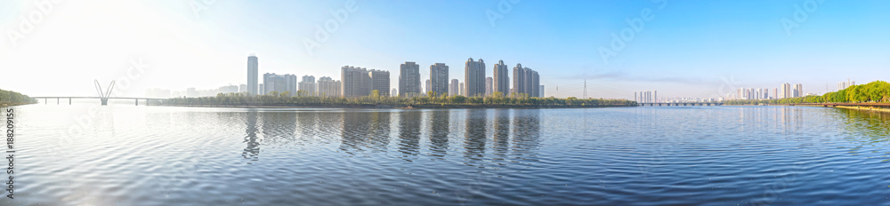 Park in early spring. Located in Shenshuiwan Park, Shenyang, Liaoning, China.