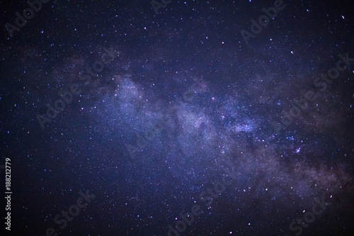 Fototapeta Naklejka Na Ścianę i Meble -  Starry night sky and milky way galaxy with stars and space dust in the universe