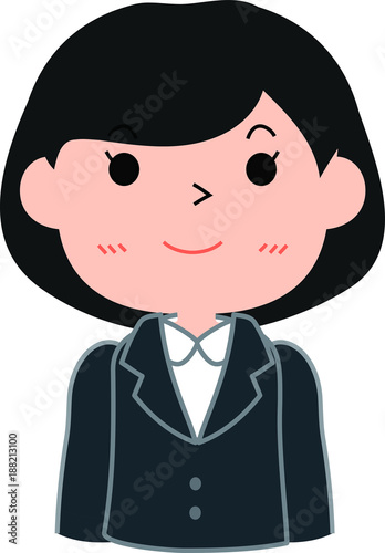 job hunting girls student stand.eps