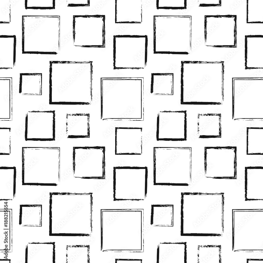 Seamless vector pattern with squares