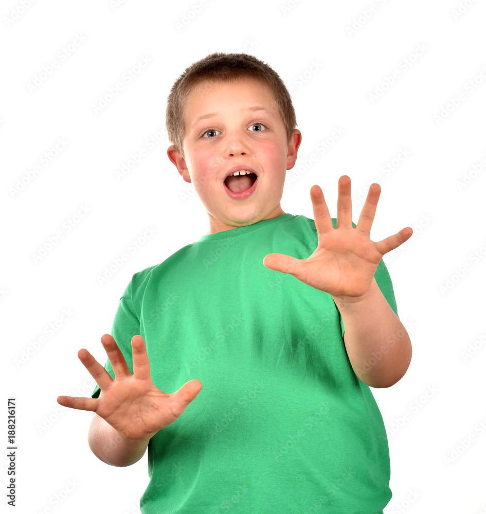 The boy put his hands in front. Isolated boy. Emotional man. The boy put his hands in front. Isolated boy. Emotional man.