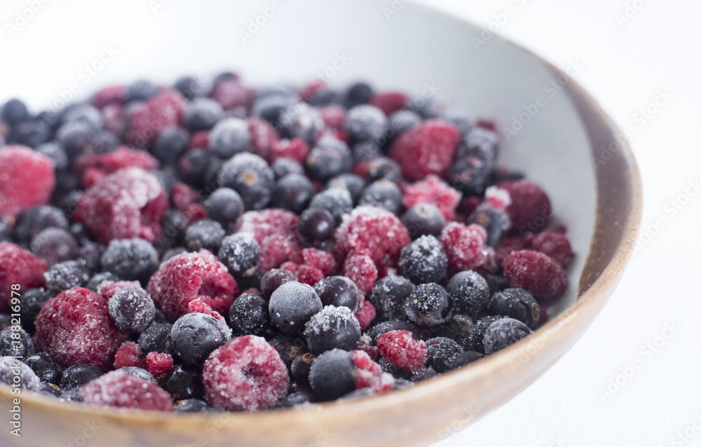 Frozen berries closeup Frozen berries closeup