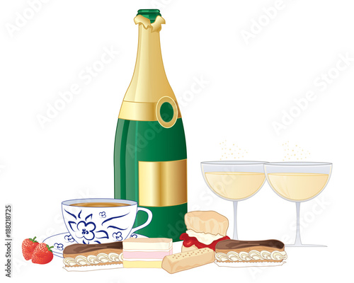champagne tea