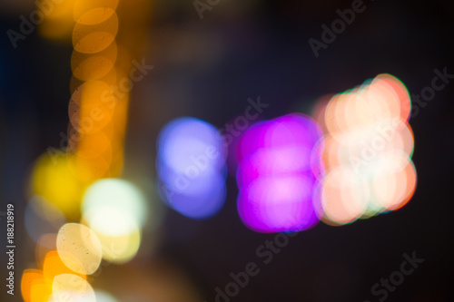Bokeh with multi colors