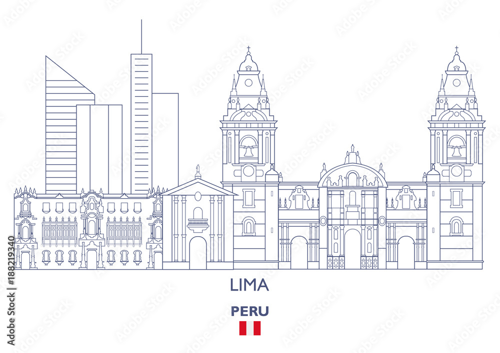 Lima City Skyline, Peru