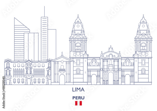 Lima City Skyline, Peru