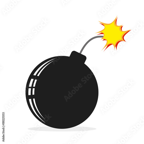 Bom icon. Vector illustration