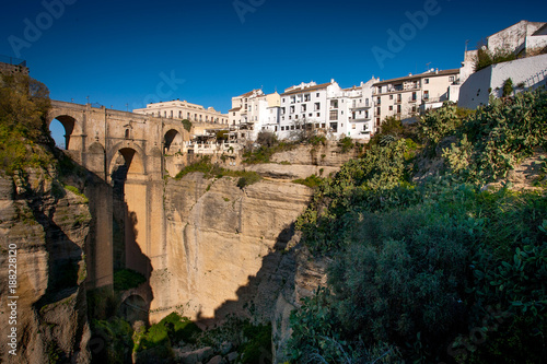 Ronda, Malaga province, Andalusia, Spain - Puente Nuevo (New Bridge) © robertonencini