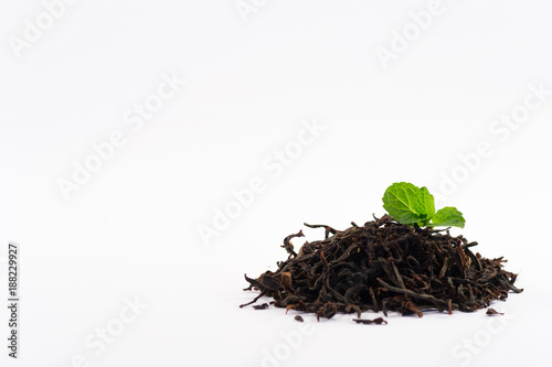 Black tea (white background)
