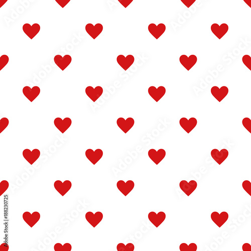 Seamless pattern with heart. .Seamless pattern included in swatch panel.Vector background.