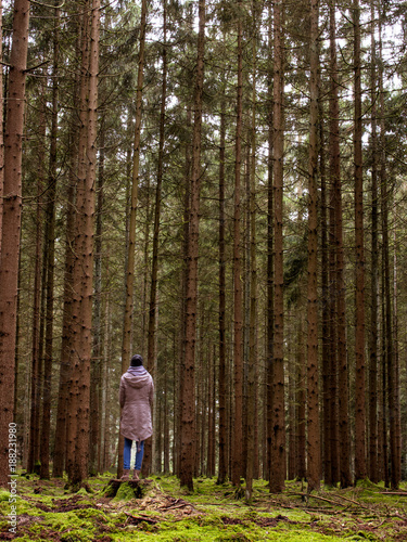 Mädchen allein im Wald © Daniel