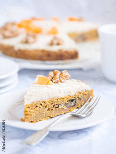 Gluten-free carrot cake.