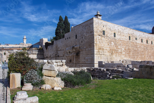 Tempel Mount historical Landscape Jerusalem Israel photo