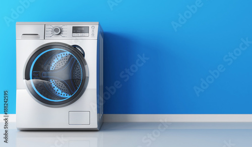 Modern clothes washer photo